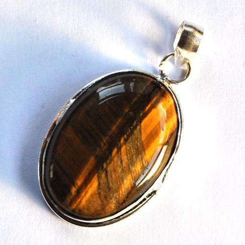 Ot 4033 pendentif pendant oeil de tigre 55mm 16gr 25x38mm argent 925 4