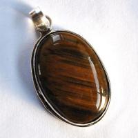 Ot 4034 pendentif pendant oeil de tigre 60mm 18gr 25x40mm argent 925 2