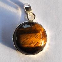 Ot 4037 pendentif pendant oeil de tigre 45mm 15gr 26x26mm argent 925 2