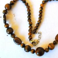 Ot 4038 collier sautoir oeil de tigre 48gr 10x15mm 1