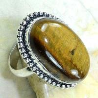 Ot 7808c bague t61 oeil de tigre argent 925 achat vente bijoux