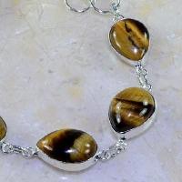 Ot 7835c bracelet oeil de tigre argent 925 achat vente bijoux
