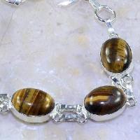 Ot 7854b bracelet oeil de tigre argent 925 achat vente bijoux