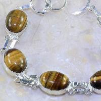 Ot 7854c bracelet oeil de tigre argent 925 achat vente bijoux