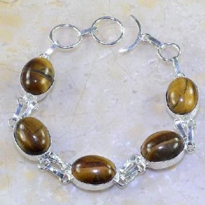 Ot 7856a bracelet oeil de tigre argent 925 achat vente bijoux