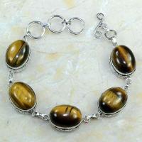 Ot 7880a bracelet oeil de tigre monture argent 925 achat vente bijoux