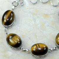 Ot 7880b bracelet oeil de tigre monture argent 925 achat vente bijoux