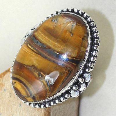 Ot 7881a bague chevaliere t59 oeil de tigre argent 925 achat vente bijoux