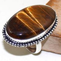 Ot 7888a bague chevaliere t60 oeil de tigre argent 925 achat vente bijoux