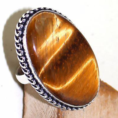 Ot 7889f bague chevaliere t55 oeil de tigre argent 925 achat vente bijoux