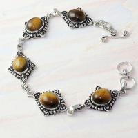 Ot 7930a bracelet oeil de tigre 20gr argent 925 achat vente bijoux 1 2