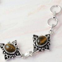 Ot 7934c bracelet oeil de tigre 19gr argent 925 achat vente bijoux ethnique 1 1