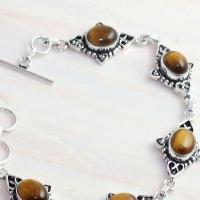 Ot 7935b bracelet oeil de tigre 17gr argent 925 achat vente bijoux ethnique 1 1