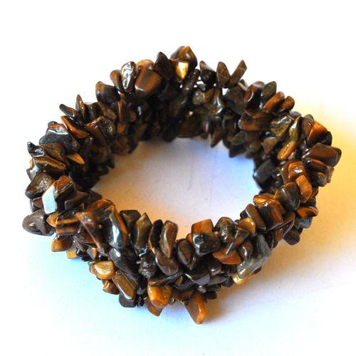 Ot 7991 bracelet torque oeil de tigre 58gr argent 925 5