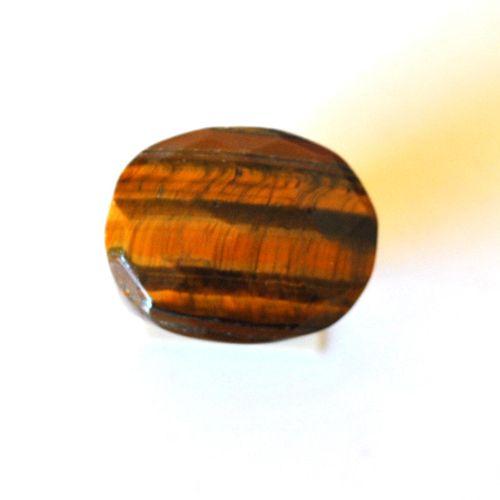 Ot 7993 bague t58 pierre oeil de tigre sculptee 22gr argent 925 3