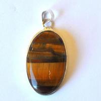 Ot 7998 pendentif pendant 25x40mm oeil de tigre argent 925 3