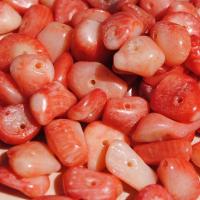 Pcr 008 1 perles corail rose rondelle polie achat vente loisirs creatifs 1