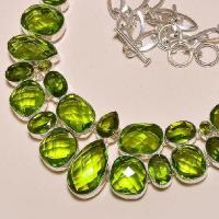 Per 001b collier peridot argent 925 achat vente 1