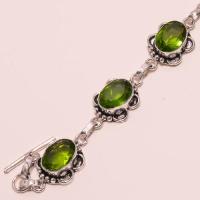 Per 081b bracelet peridot argent 925 achat vente bijoux