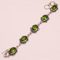 Per 081c bracelet peridot argent 925 achat vente bijoux