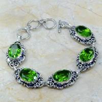 Per 093a bracelet peridot argent 925 achat vente bijoux 1