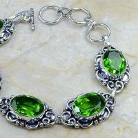 Per 093b bracelet peridot argent 925 achat vente bijoux 2