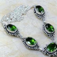 Per 098b collier parure sautoir peridot argent 925 achat vente bijou