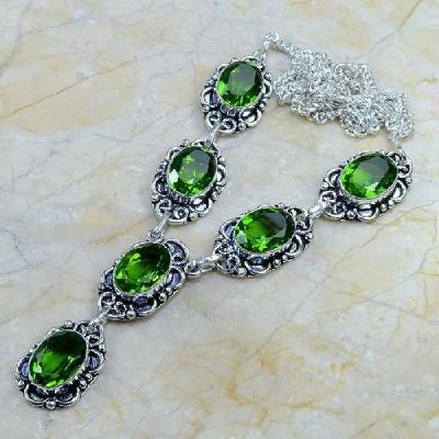 Per 115c collier parure sautoir peridot argent 925 achat vente bijou