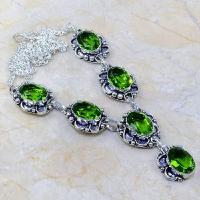 Per 144a collier parure sautoir peridot argent 925 achat vente bijoux