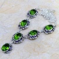 Per 144c collier parure sautoir peridot argent 925 achat vente bijoux