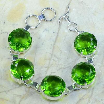 Per 146b bracelet peridot argent 925 achat vente bijoux