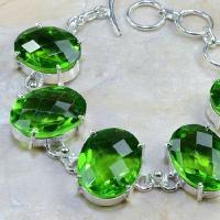 Per 148b bracelet peridot argent 925 achat vente bijoux