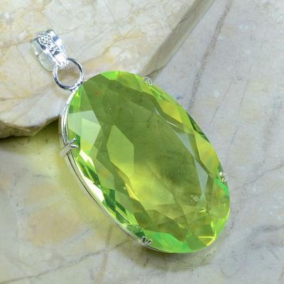 Per 149a pendant pendentif peridot pierre taillee gemme argent 925 achat vente bijoux 1