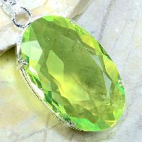 Per 149a pendant pendentif peridot pierre taillee gemme argent 925 achat vente bijoux 2