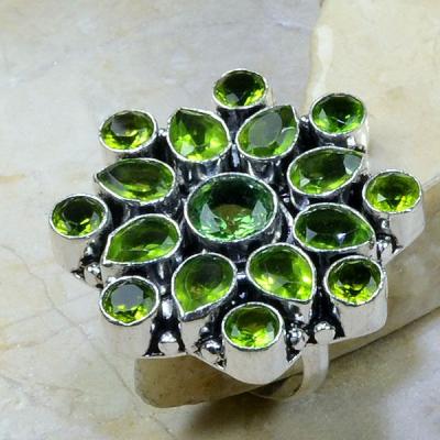 Per 169a bague t56 peridot bijou argent 925 achat vente