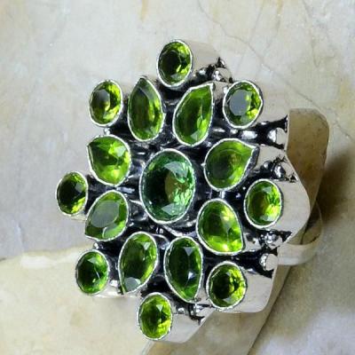 Per 169a bague t56 peridot bijou argent 925 achat vente