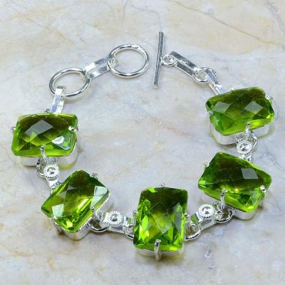 Per 185b bracelet peridot argent 925 achat vente bijoux