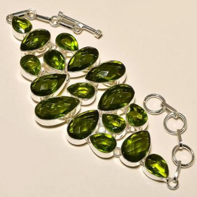 Per 191d bracelet peridot argent 925 achat vente bijoux