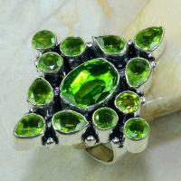 Per 197a bague t58 peridot bijou argent 925 achat vente