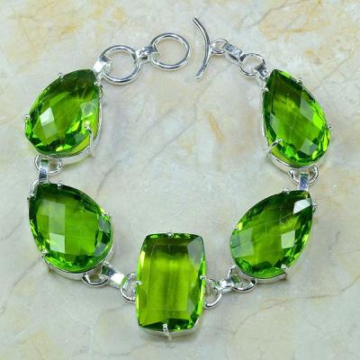 Per 198d bracelet peridot argent 925 achat vente bijoux