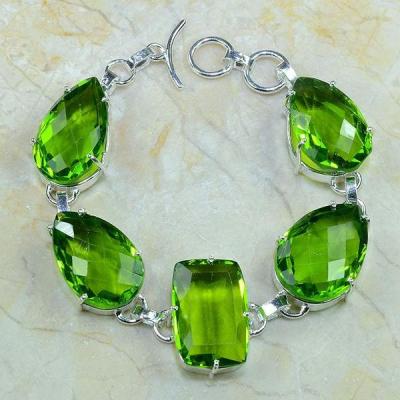 Per 198d bracelet peridot argent 925 achat vente bijoux