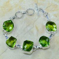 Per 206a bracelet peridot argent 925 achat vente bijoux