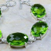 Per 213c bracelet peridot argent 925 achat vente bijoux