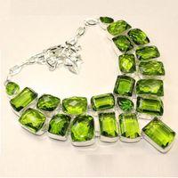 Per 222a collier parure sautoir peridot quartz argent 925 achat vente 2