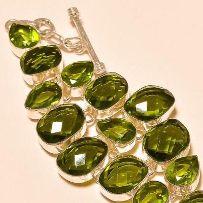 Per 224a bracelet peridot argent 925 achat vente bijoux