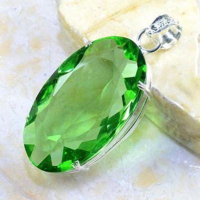 Per 234a pendant pendentif peridot pierre taillee gemme argent 925 achat vente bijoux 1