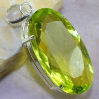 Per 333a pendentif pendant 36gr peridot quartz argent 925 achat vente bijoux 1