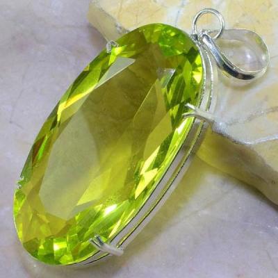 Per 334b pendentif pendant 42gr peridot quartz argent 925 achat vente bijoux 1