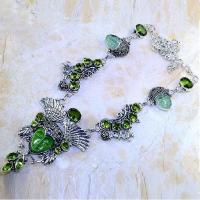 Per 346d collier parure bouddha peridot steampunk gothique elfique bijou argent 925 achat vente