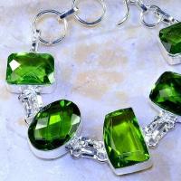 Per 349c bracelet peridot quartz argent 925 achat vente